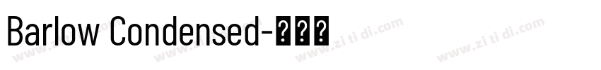 Barlow Condensed字体转换